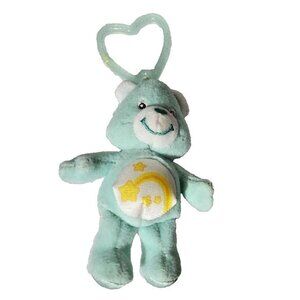 Care Bears Burger King Kids Plush Kids Meal Toy Wish Bear 2005 with Clip